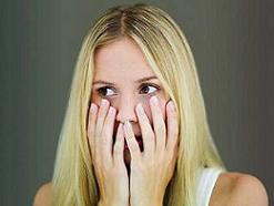 White Woman in Fear